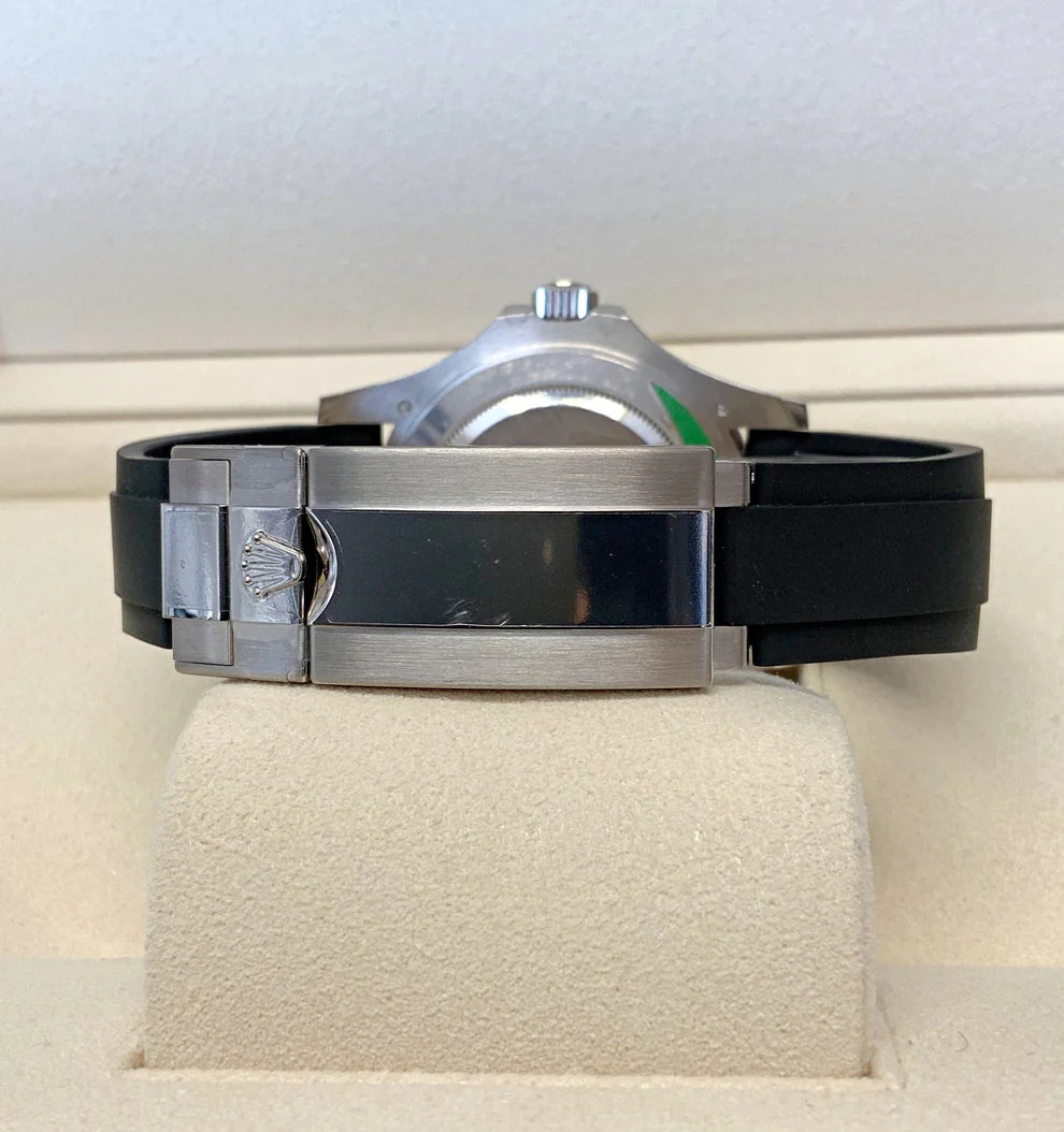 Yacht-Master 42 mm Oro blanco Oysterflex esfera negra