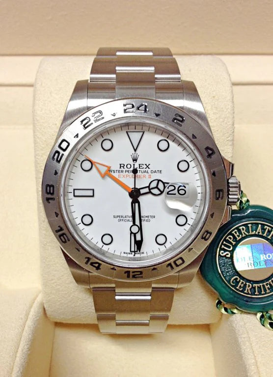 EXPLORER II GRANDE 42 MM BLANCO