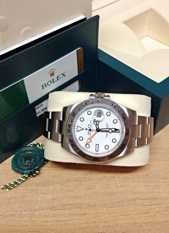 EXPLORER II GRANDE 42 MM BLANCO
